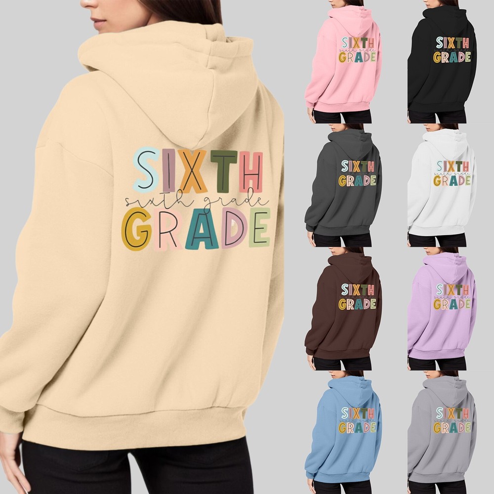 Women’s Long Sleeve Zipper Hoodie for Back to School Season-image
