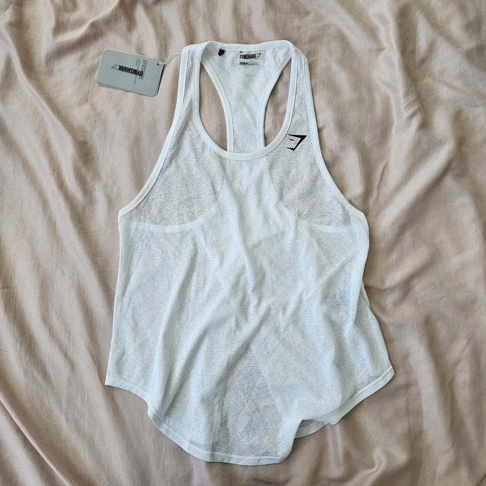 Gymshark Women's Racerback Tank Top White