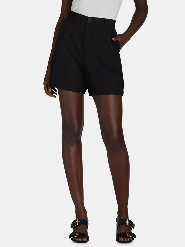 New Time & Tru Womens Linen Blend Shorts Size XL(16-18)