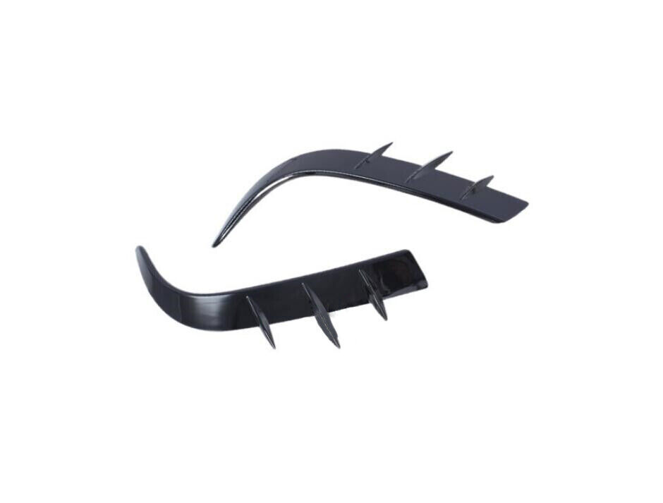 For 2022 Toyota Crown Kluger SUV ABS Black Front Bumper Wind Knife Cover Trim