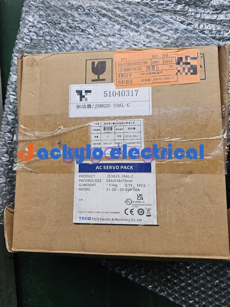 1PCS NEW TECO JSDG2S-20AL-C Servo Driver #MX