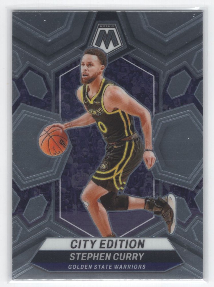 #276 2023-24 Panini Mosaic City Edition Stephen Curry Golden State Warriors