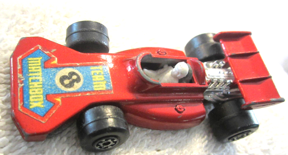 # 8,1973 Matchbox Superfast England No 24 Team Matchbox VTG car,metallic red