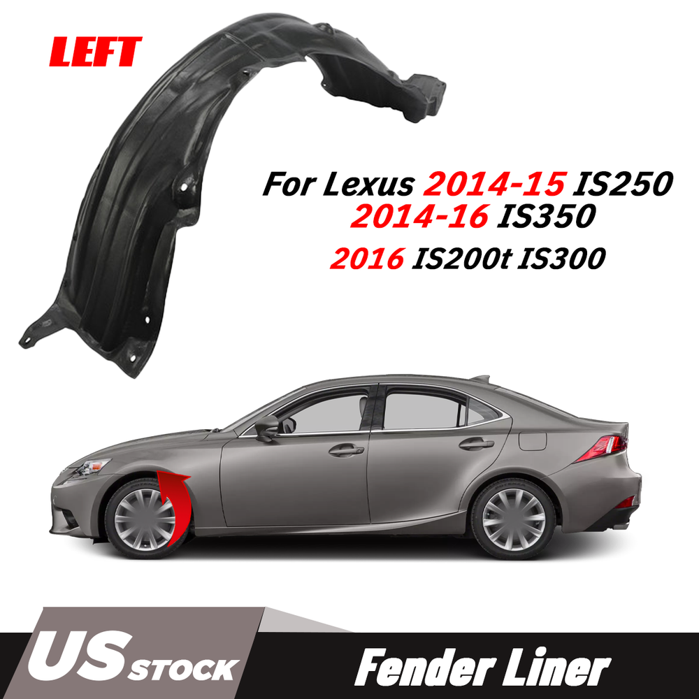 Fender Liner For 2014-15 Lexus IS250 Front Driver Left Side 5380653070