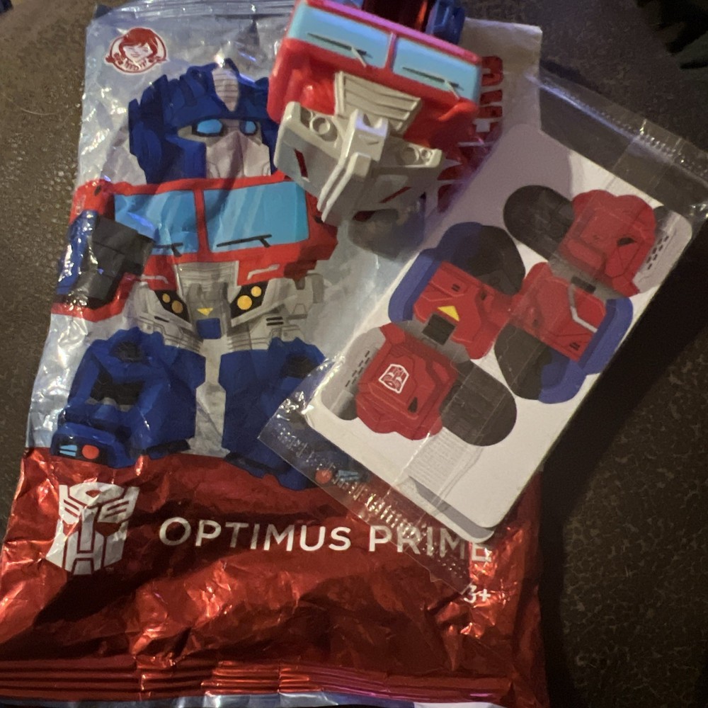 Wendy’s Kids Meal Transformers OPTIMUS PRIME 35th Anniversary
