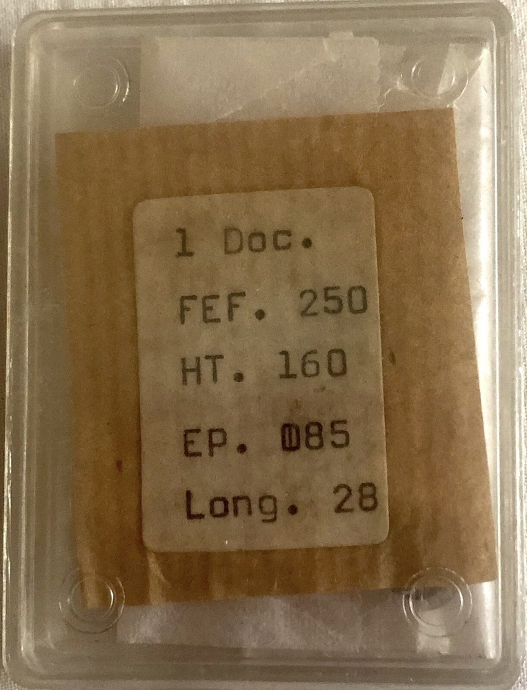 1X FEF 250 HT 160 Mainspring Watch Muelle EP 085 L 28 Replacement