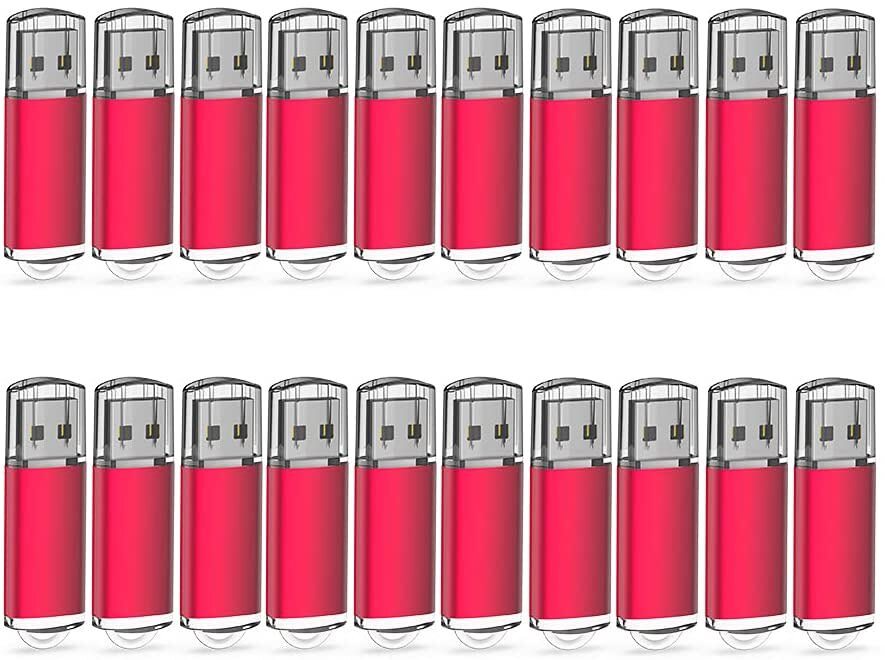 Bulk Sale Protable 20 Pack 4GB USB 2.0 Flash Drives Thumb Drive Lot Memory Stick-image