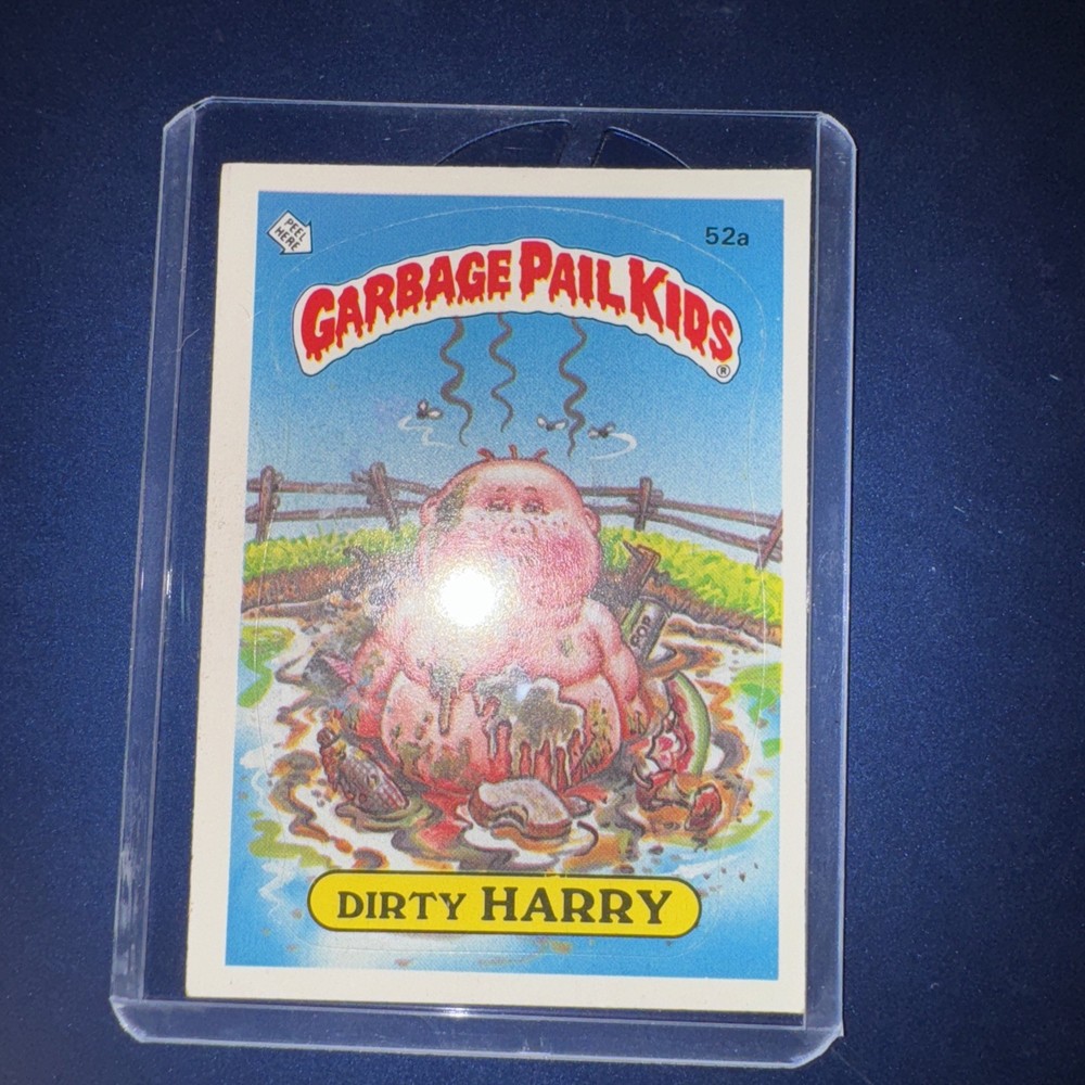 1985 Garbage Pail Kids Dirty Hairy #52a -- EXMT 2nd Series OS2 glossy