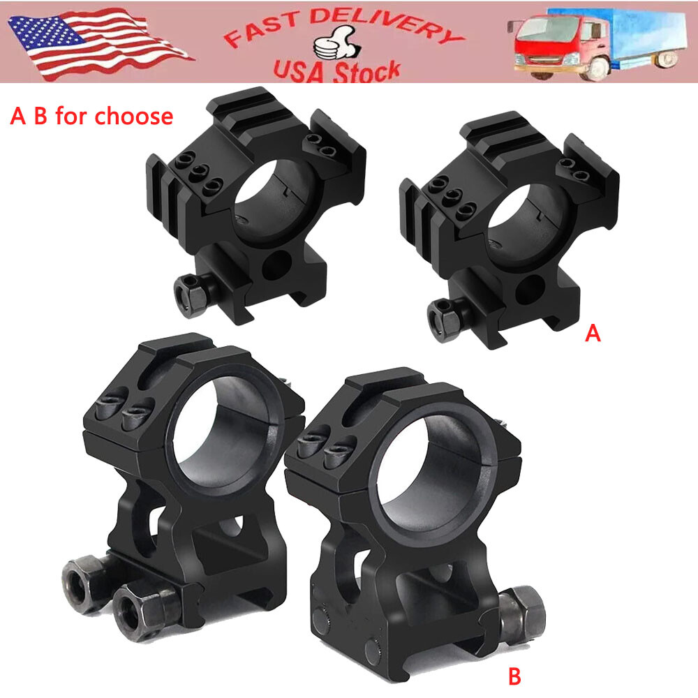 Heavy Duty Tri-rail 25.4/30mm Scope Mount for Picatinny Rail