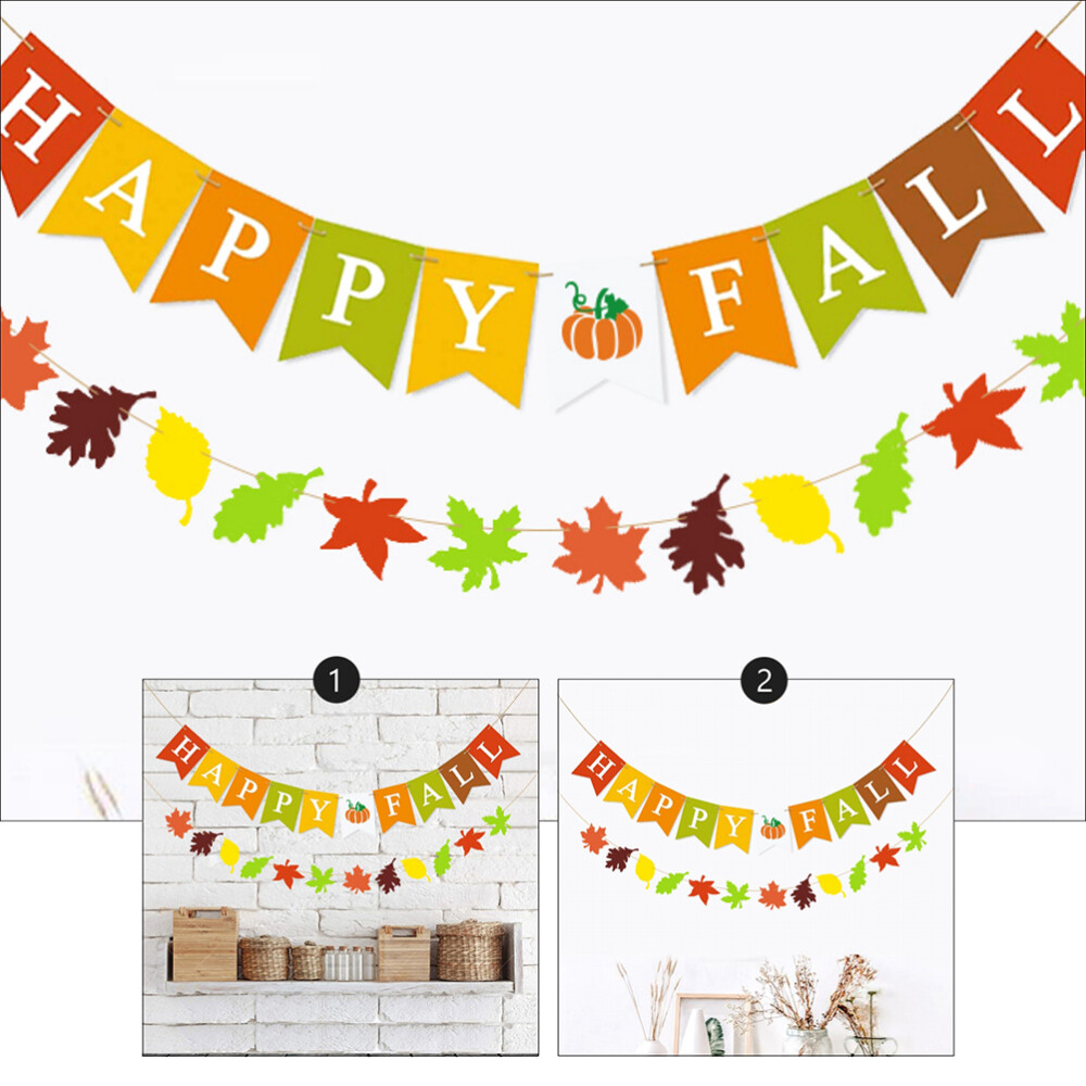 2 Pcs Thanksgiving Latte Art Reusable Party Decorations Premium Material