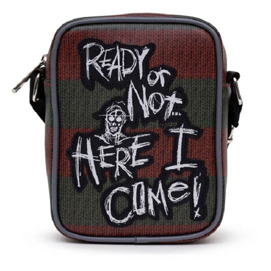 Crossbody Bag A Nightmare On Elm Street Freddy Quote Handbag Purse