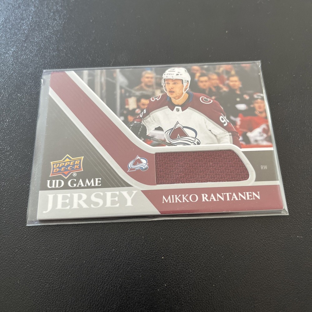 2020-21 Upper Deck Series 1 Mikko Rantanen Maroon Game Jersey #GJ-MR