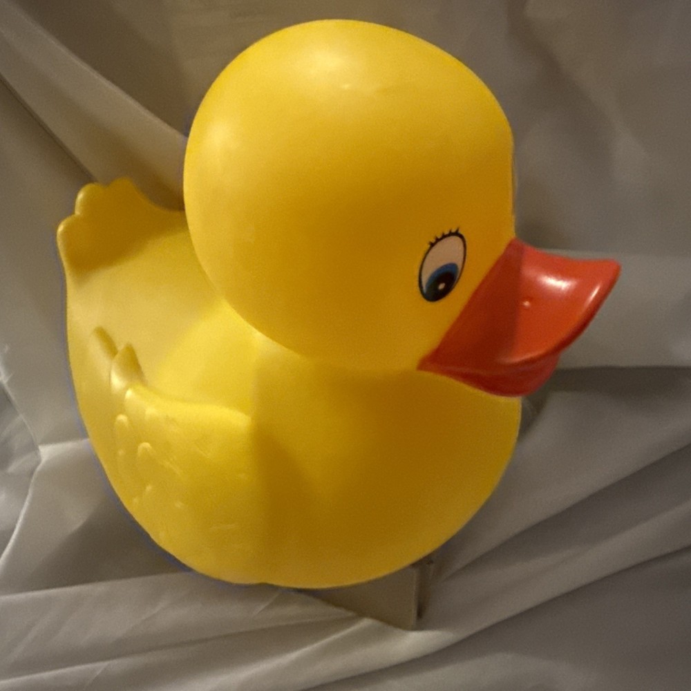 Schylling Toys 2005  Extra Large Rubber Duck Yellow 9 inch