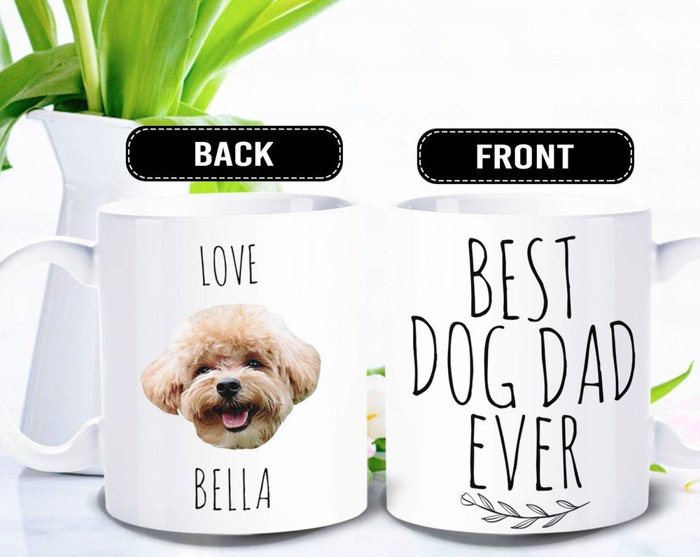 Custom Dog Dad Mug Personalized Dog Lover Gift Dog Dad Gift Custom Pet Mug