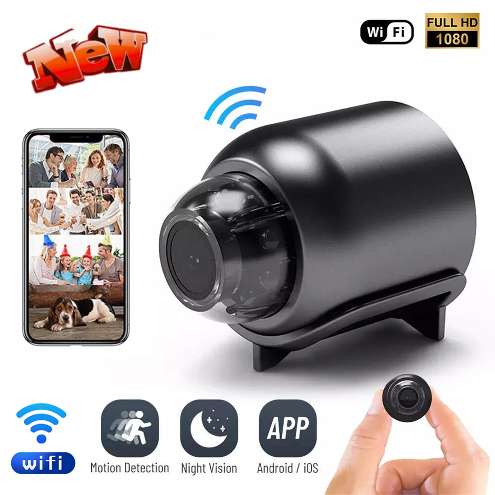 WiFi Mini HD 1080P Camera Camcorder With Loop Recording Night Vision IP Security