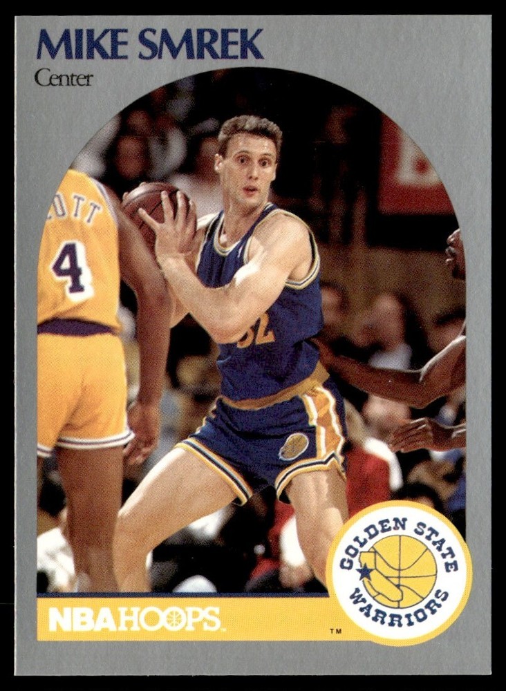 1990-91 Hoops Mike Smrek Golden State Warriors #NNO