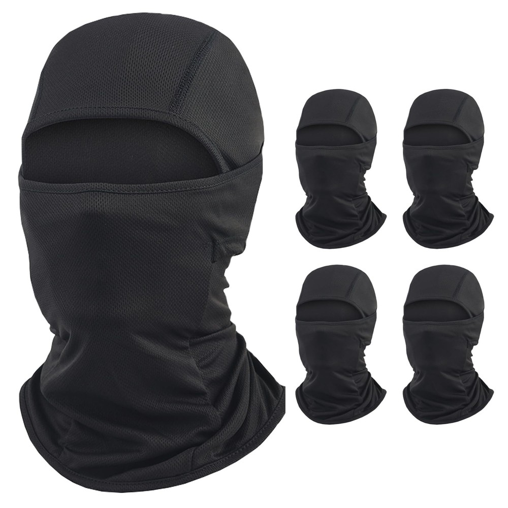 4 Pack Summer Balaclava Sun UV Protection Hood Breathable Face Mask