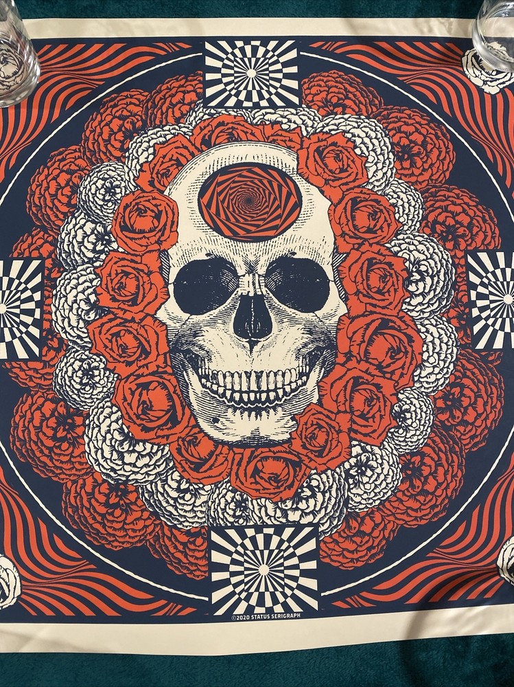 2020 Grateful Dead Head Like a Hole Silkscreen Art Print Poster Numbered by Status