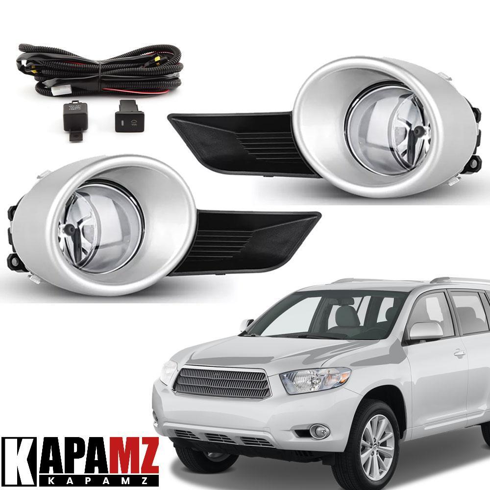 2008-2010 Toyota Highlander Bumper Fog Light Wiring Assembly Kit  
