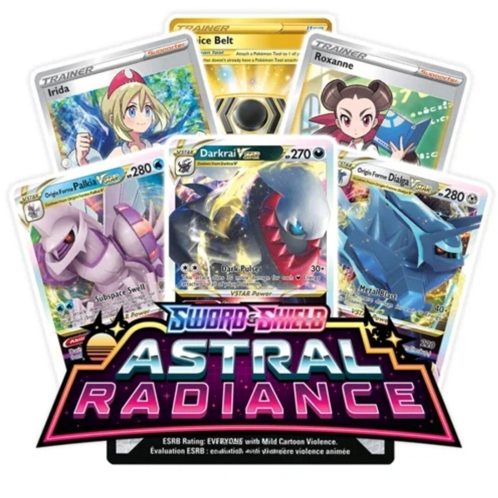 100 Astral Radiance Codes - Booster Packs - Pokemon PTCGL (Digital Delivery)