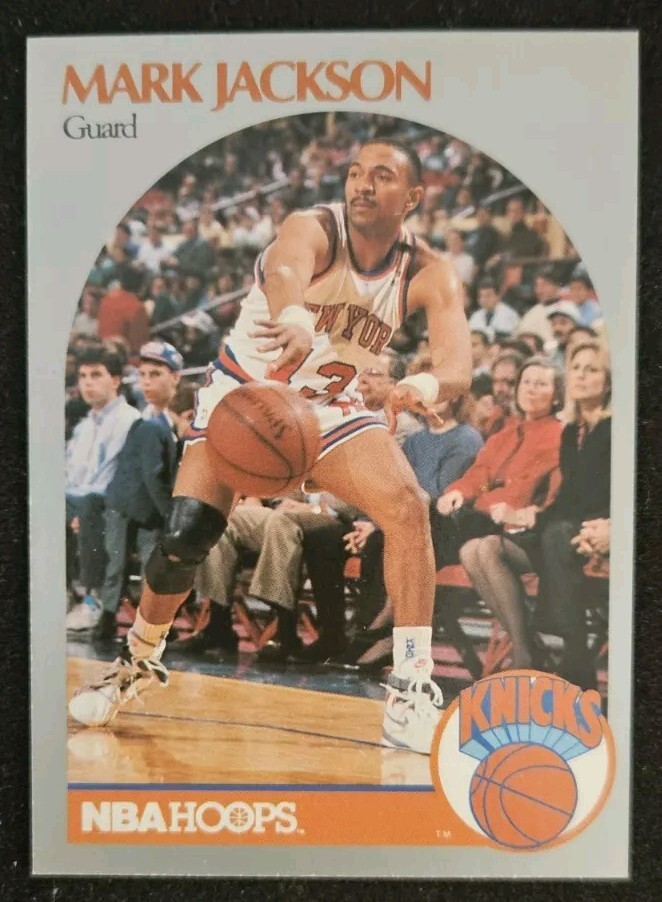 1990-91 NBA Hoops #205 Mark Jackson Menendez Brothers Card