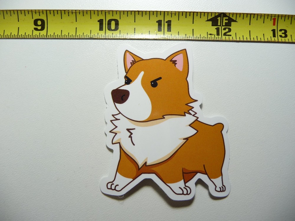 CORGI MAD OFFENDED DECAL STICKER DOG PET BEST FRIEND CUTE FUNNY LAPTOP