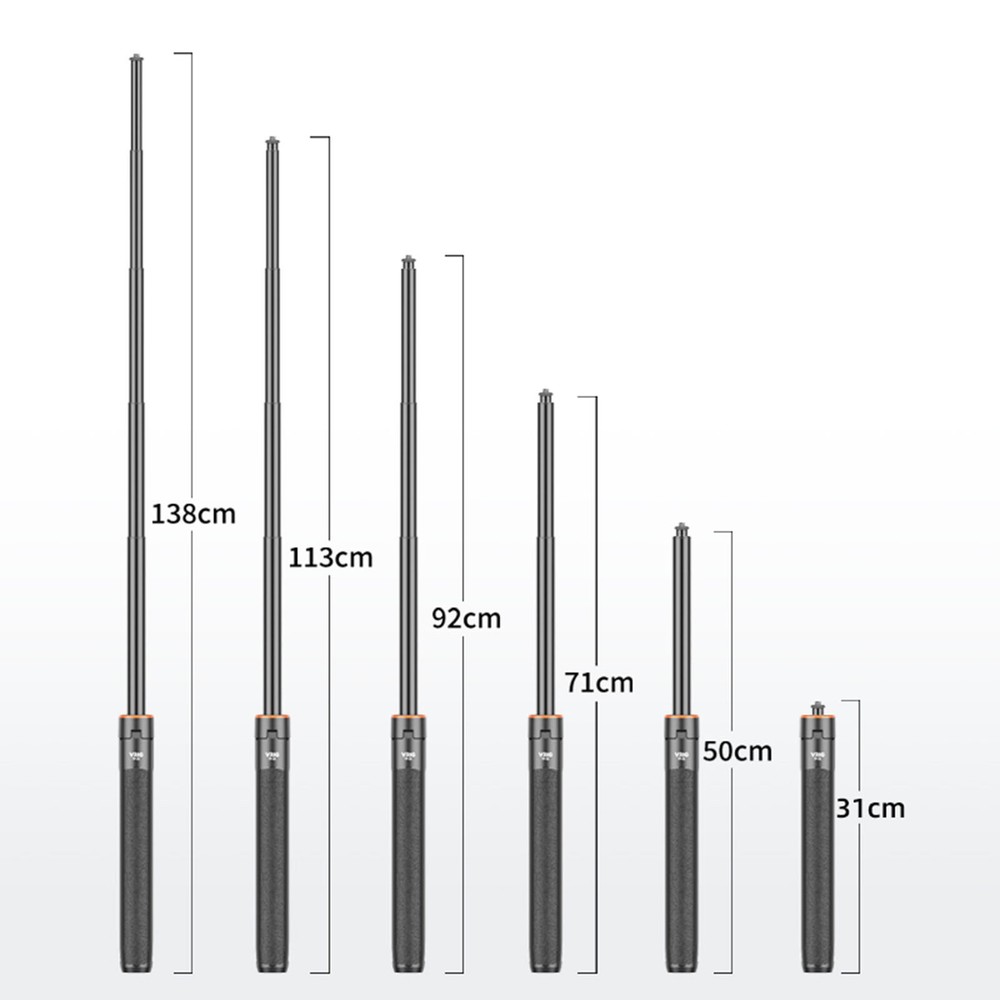 Barra de extensión de trípode 140 cm soporte para palo selfie accesorios para BOLSILLO 3