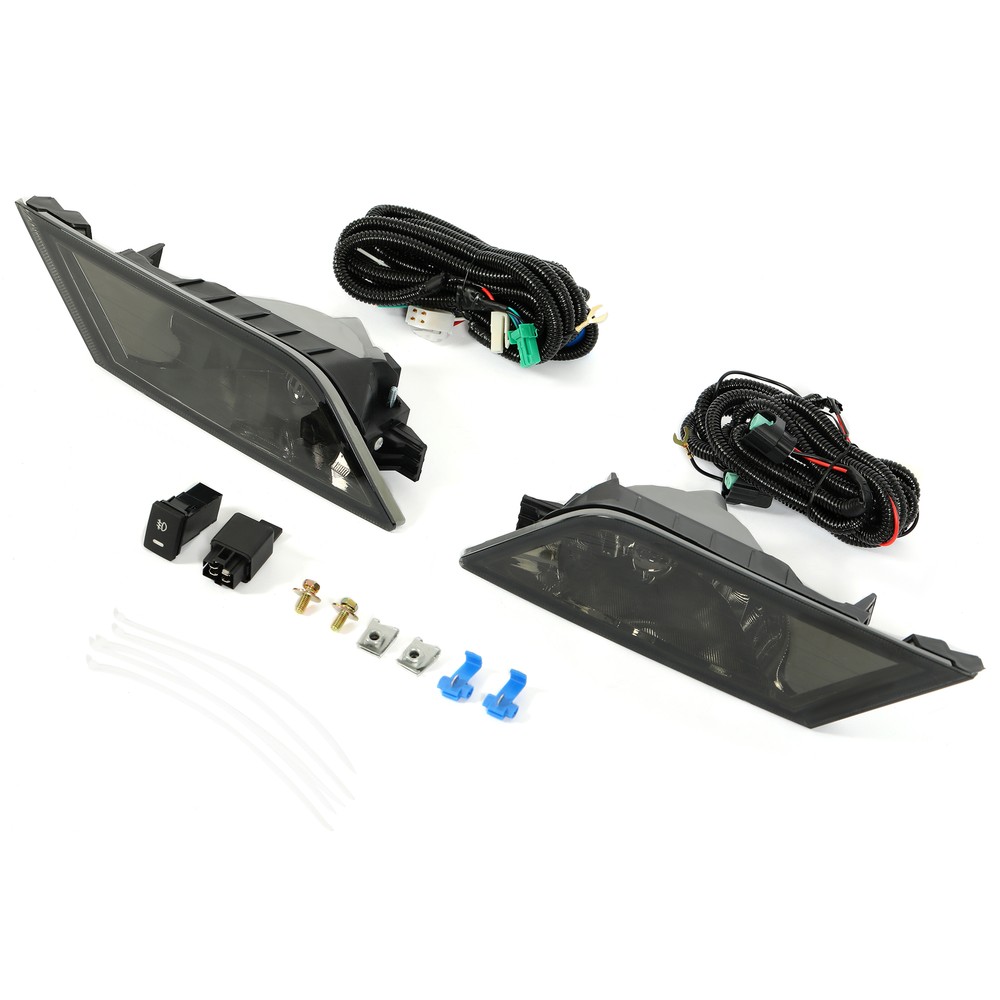 Pair Smoke Front Bumper Fog Lights Lamps w/ Switch For Honda Odyssey 2011-2013