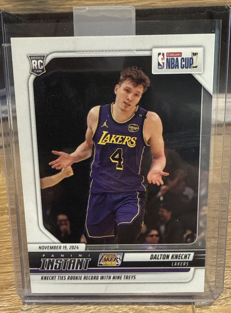 2024-25 Panini Instant NBA Dalton Knecht ROOKIE CARD SP Lakers #135 RC