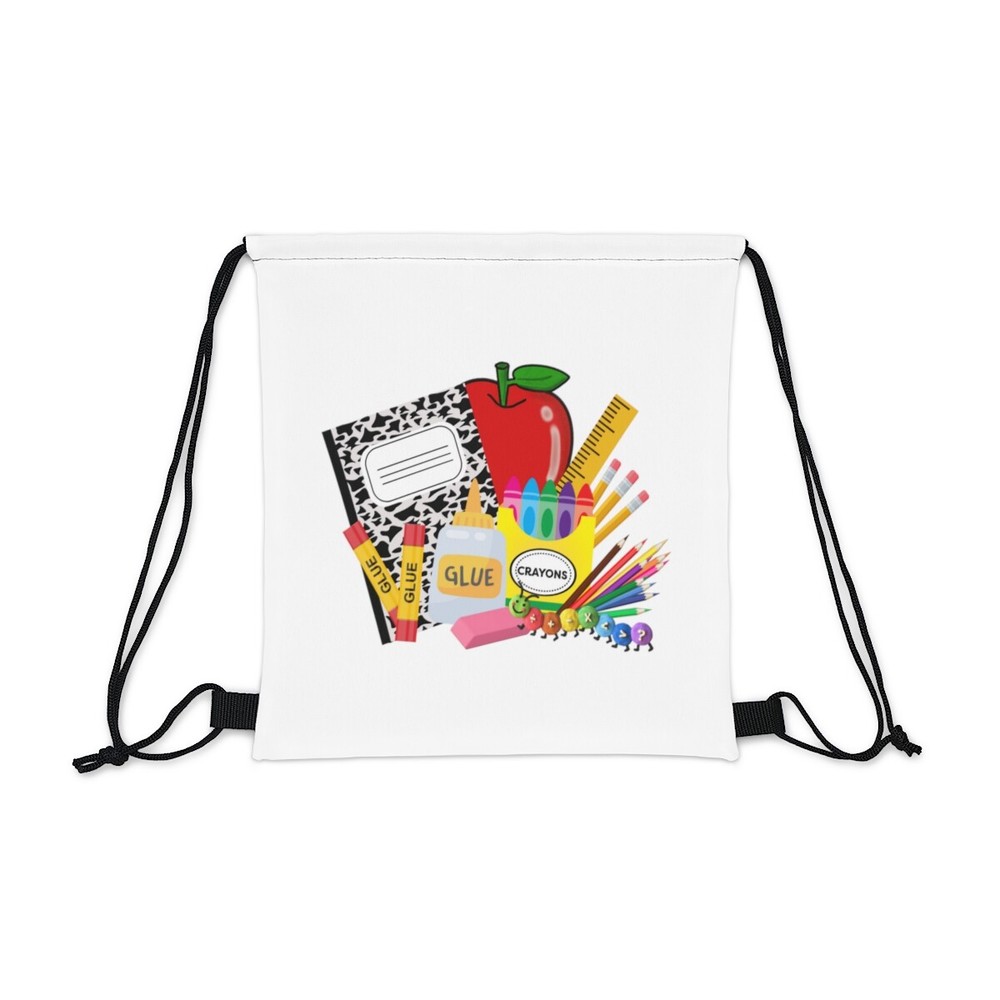 Kids Back To School Drawstring Sports Bag for Outdoor Play  -image