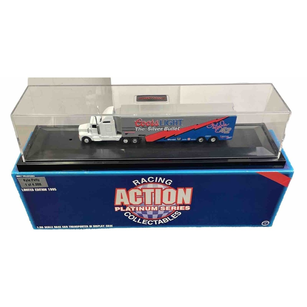 Kyle Petty Action 1995 Coors Light Nascar 1/96 Race Car Transporter