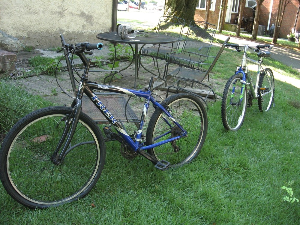 Two Mountain Bikes - Trek 800 & Huffy Aluminum As Is (for parts or for repair)