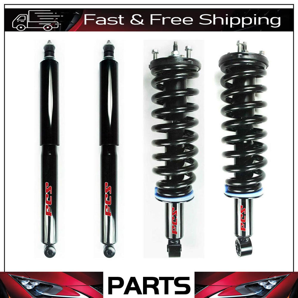 Front Struts & Rear Shocks For 2000-2006 Toyota Tundra 4x4 4WD (set of 4) FCS