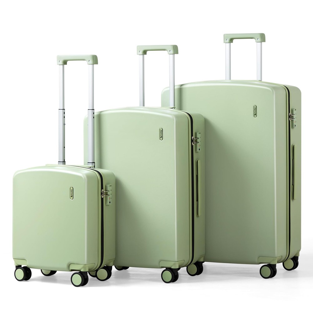 Hard Shell Luggage Sets 3 Pieces, 16/24/28 Inch Carry On Luggage with Wheels ...