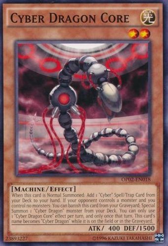 Cyber Dragon Core OP02-EN018 Common MTG Moderately Played Card