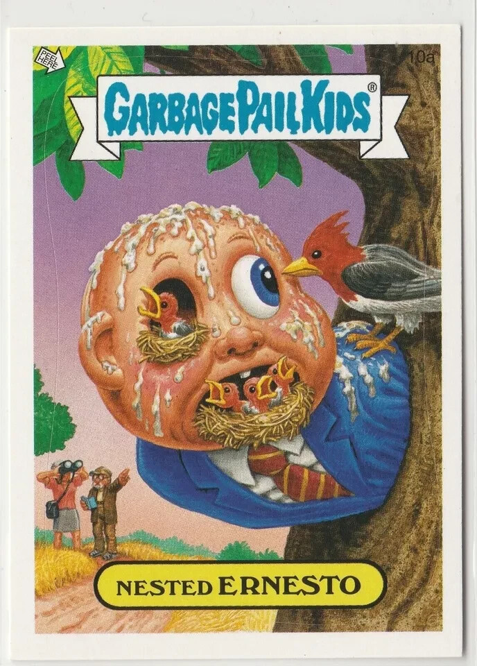 Nested Ernesto #10a Garbage Pail Kids GPK 2007 ANS6 All-New Series 6 Trading Card