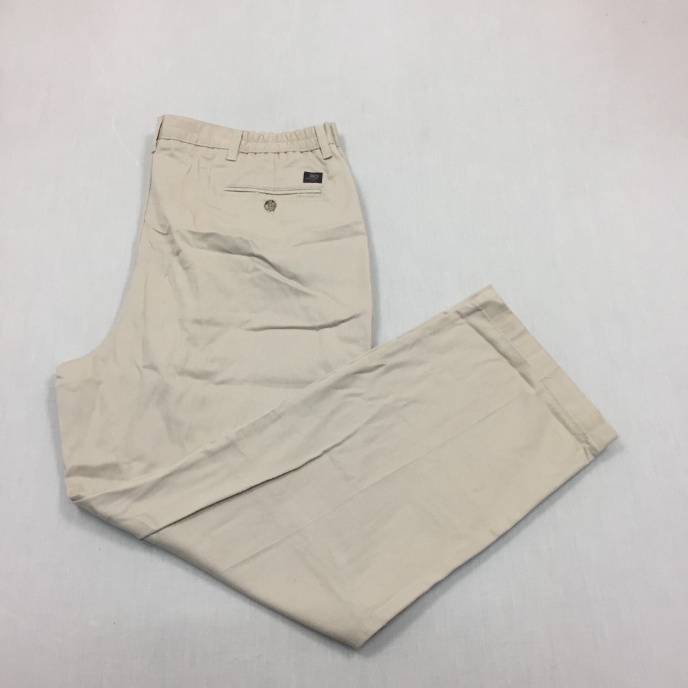 Dockers Chino Trousers Cotton Pants Straight Fit Mens Size 42W 30L Beige