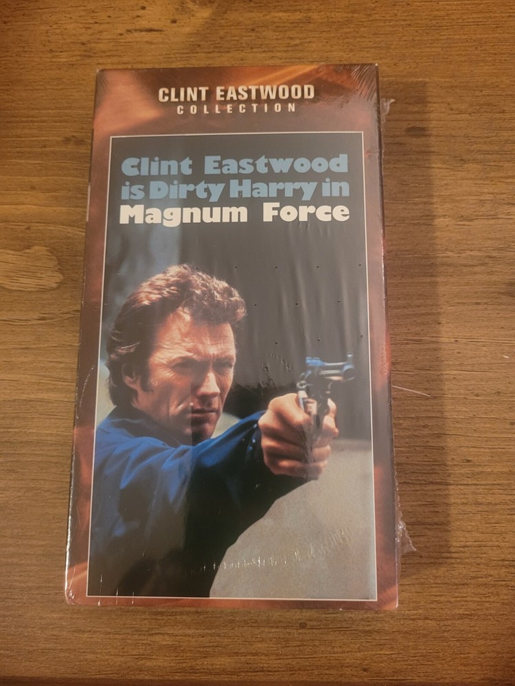 Magnum Force (VHS, Clint Eastwood Collection) Dirty Harry Movie New Sealed