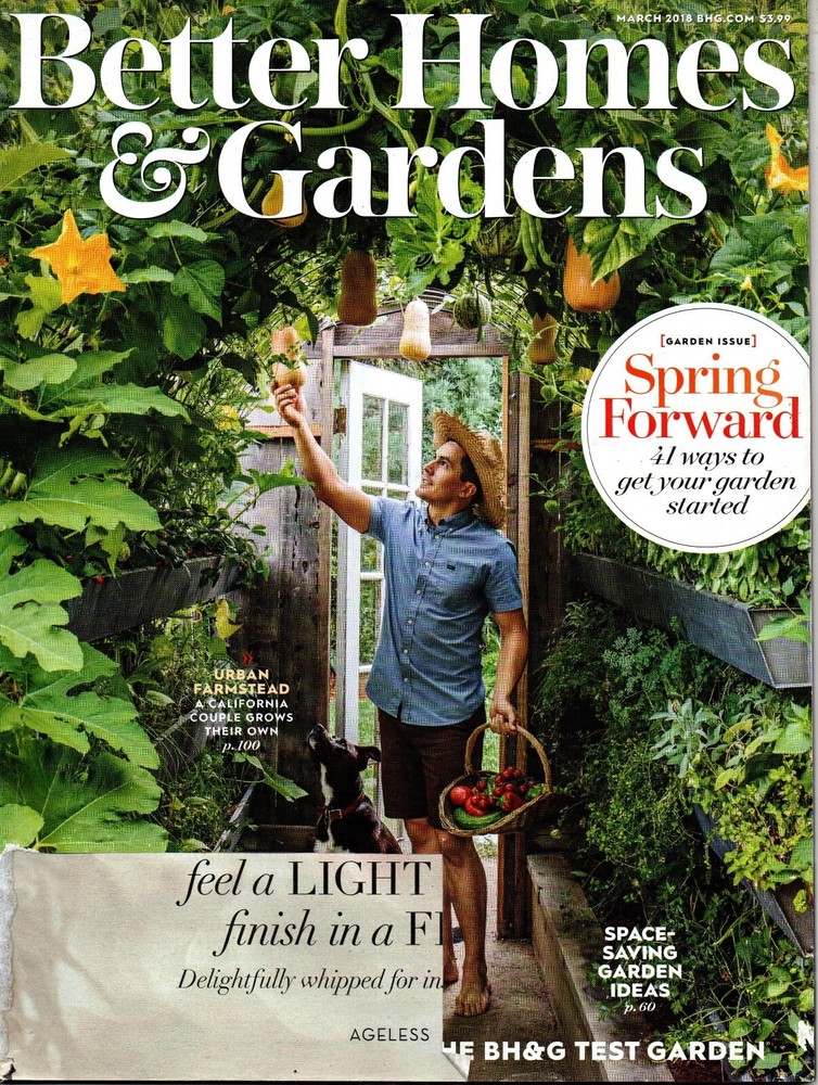 Better Homes Gardens Magazine March 2018 Spring Gardening Guide