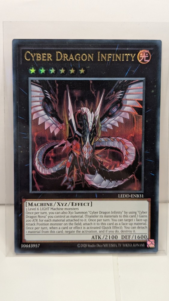 Yu-Gi-Oh Cyber Dragon Infinity LEDD-ENB31 1st Edition Ultra Rare Near Mint