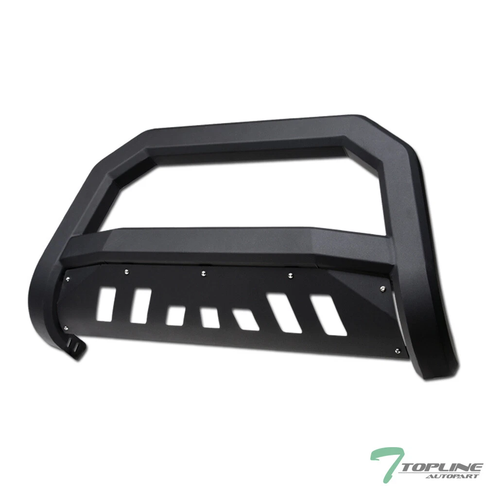 Topline 746756365092 AVT Bull Bar Bumper Grille Guard - Matte Black