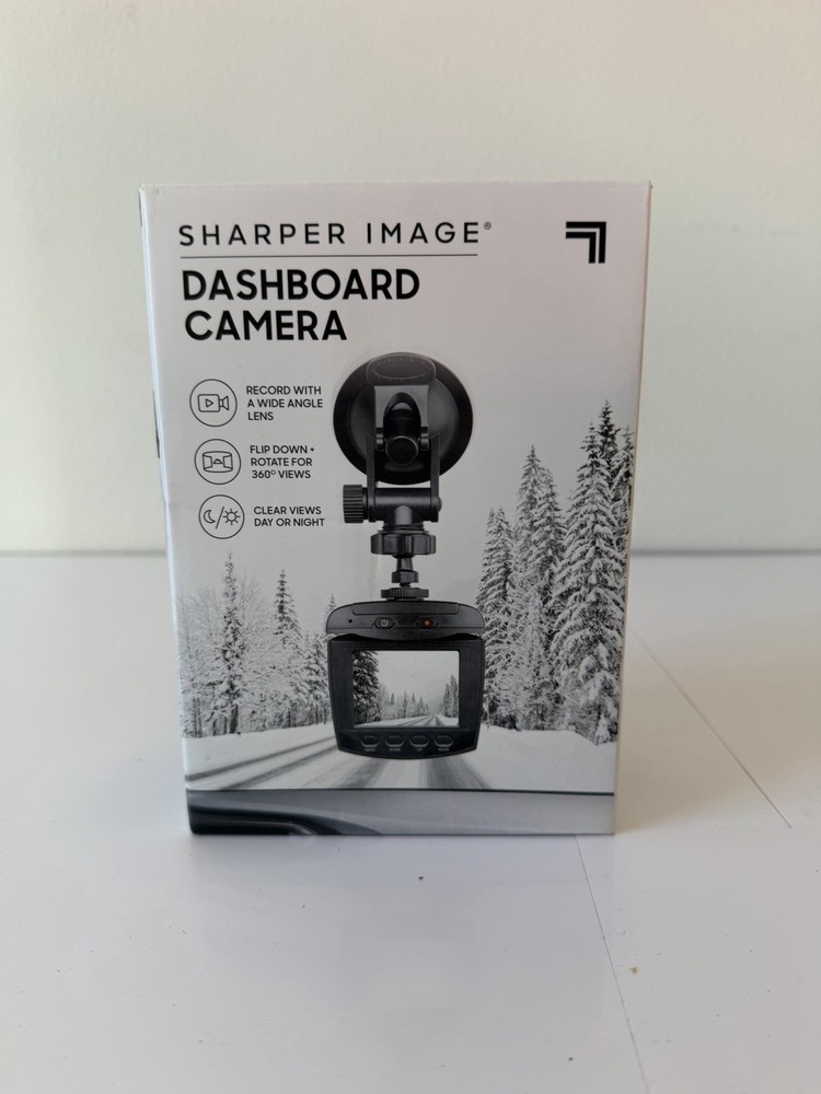 Dashboard Camera Car Recorder NEW HD 270 Degree Video By Sharper Image