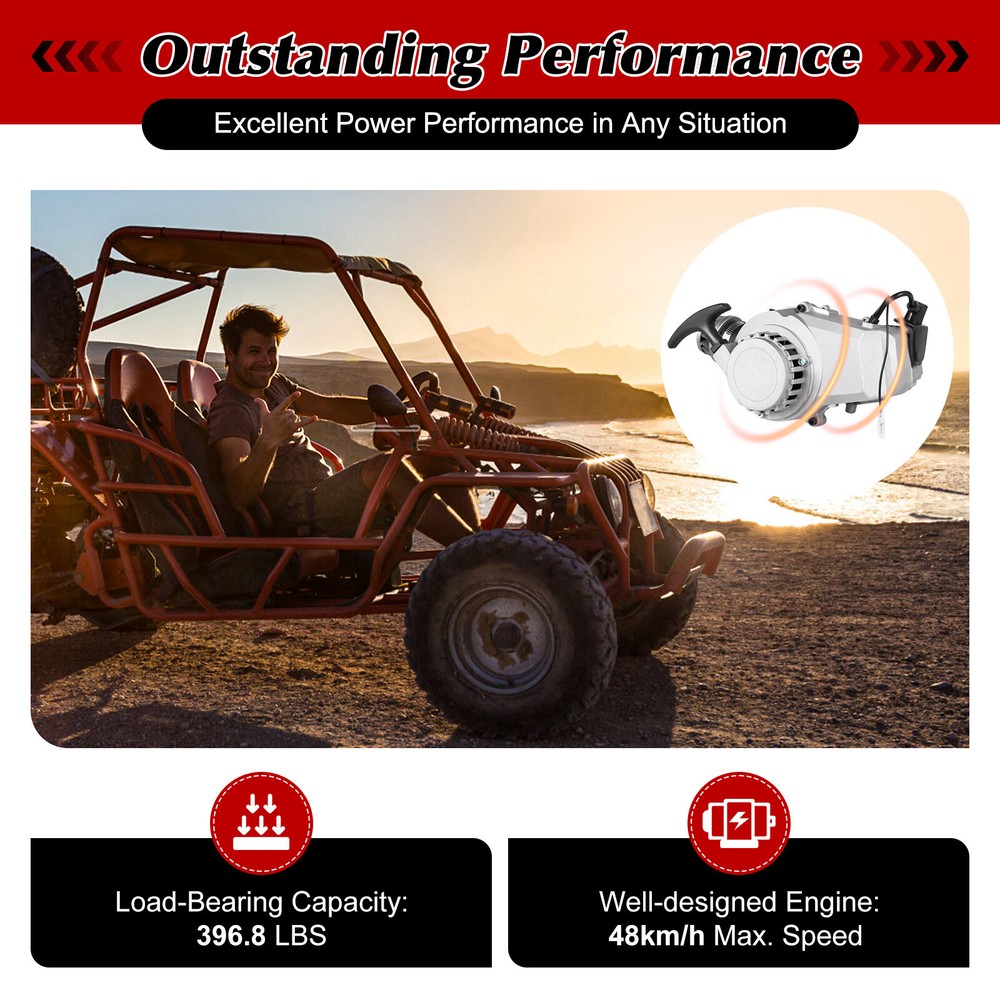 49CC 2-Stroke Engine Motor Kit Fit For Mini Dirt Bike Motor Pocket ATV Scooter