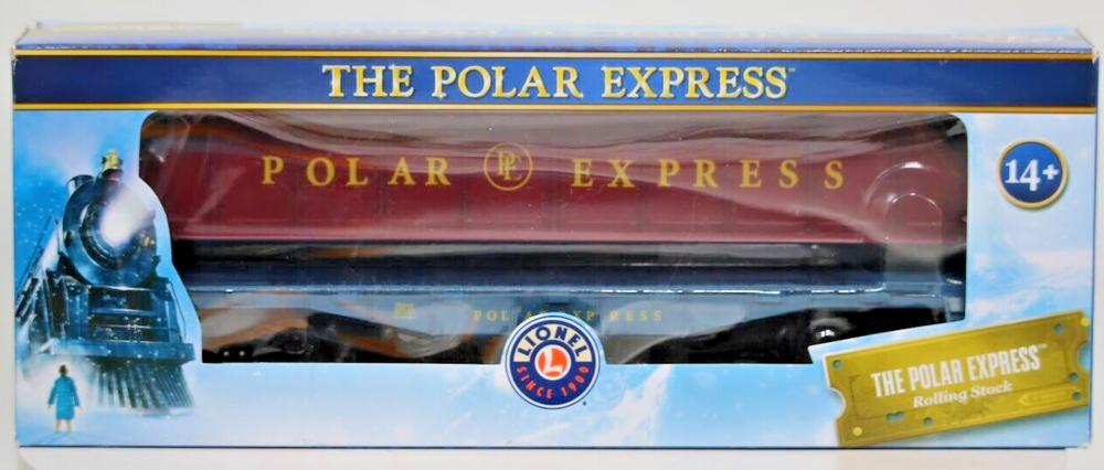 Lionel 2128210 O Scale Polar Express Girder Bridge Flat Car Train