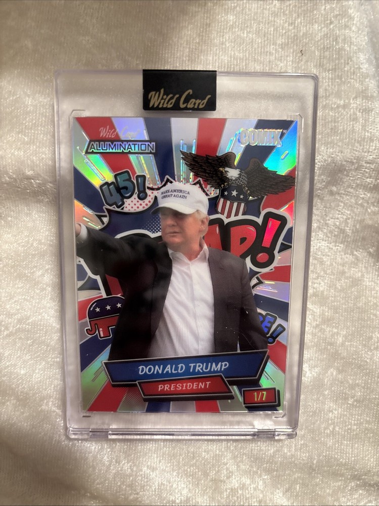 2024 Wild Card Alumination Comix 1/7 Donald J. Trump President Prizm Holo