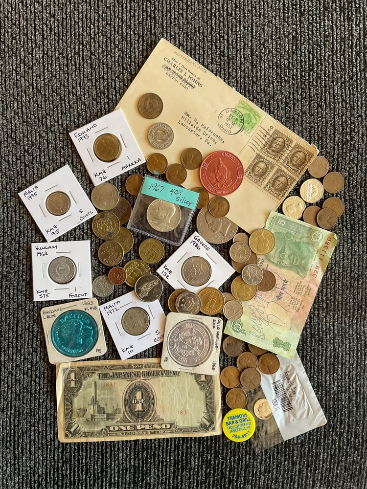 Collectible Junk Drawer Coin Lot PROOF-SILVER-CURRENCY MANY