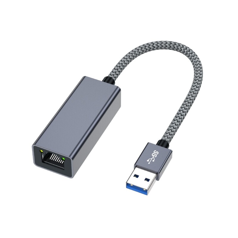 USB3.0 to RJ45 Gigabit Ethernet Adapter Wide Compatibility Stable Connection