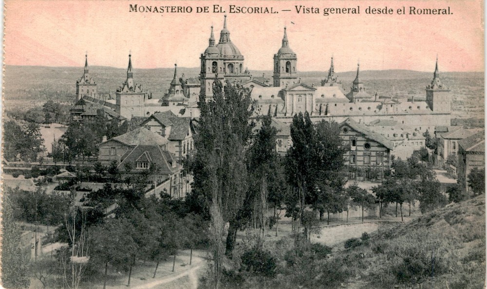 MONASTERIO DE EL ESCORIAL, Vista general, Romeral, FOTOTIPI Postcard