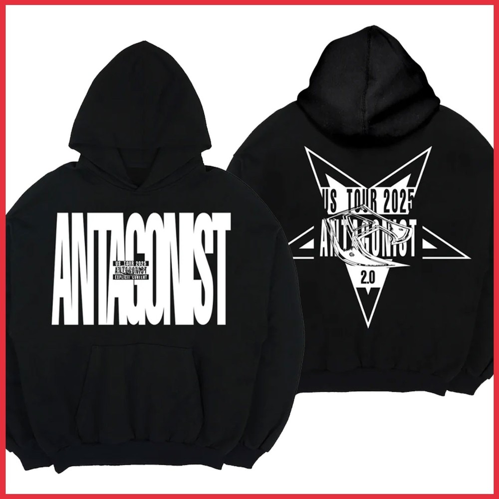 SALE 30% - Playboi Carti Antagonist Tour 2.0 Hoodie Reprint Gildan for fans