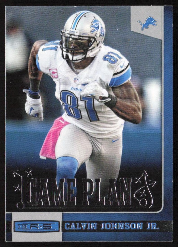 2013 Panini Rookies & Stars Game Plan Calvin Johnson #10 Detroit Lions